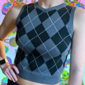 argyle sweater vest